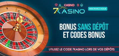Bonus sans dépôt 7Kasino